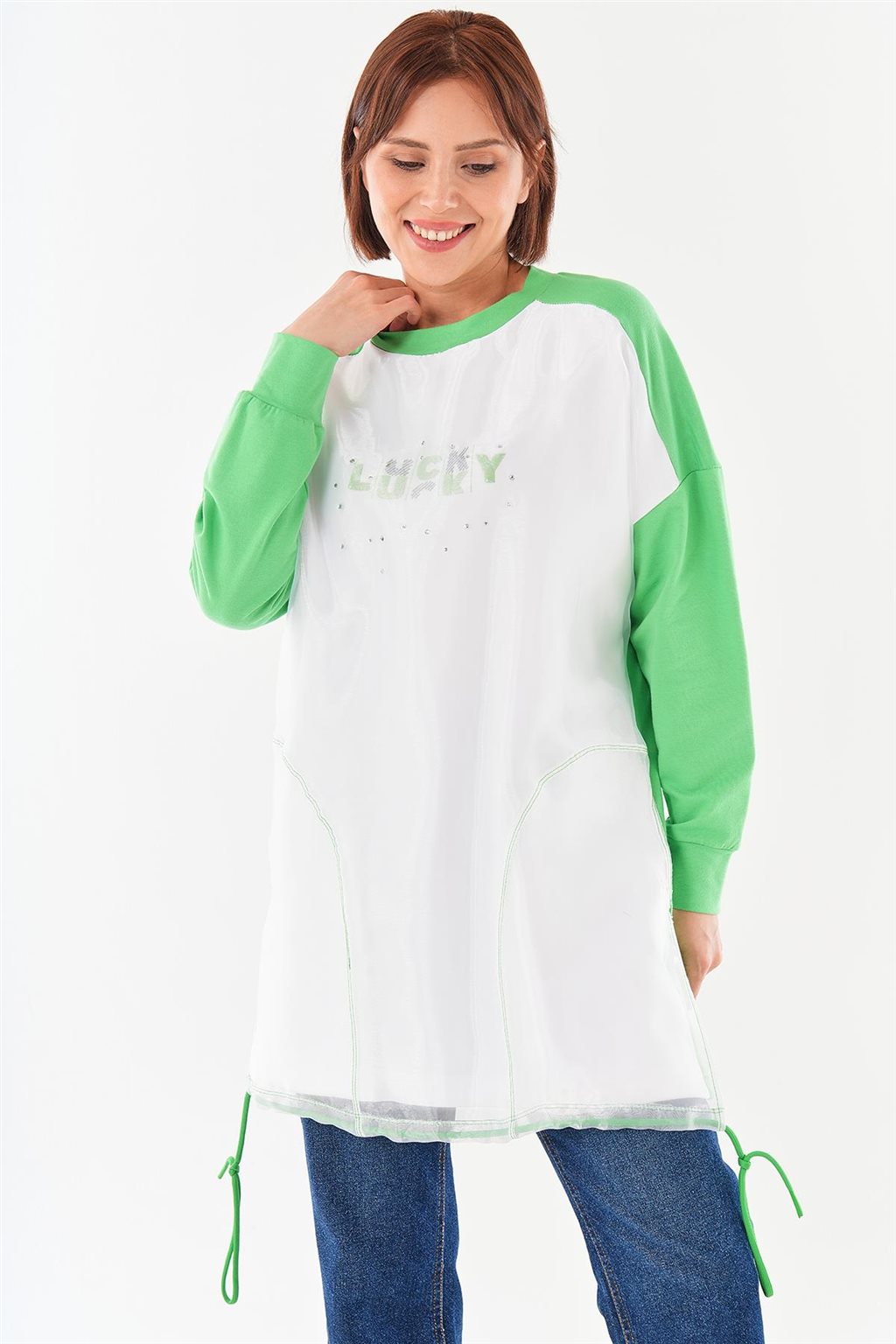 Logo Sweatshirt Clover Green