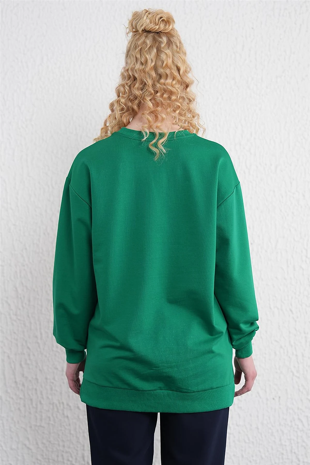Crew Neck Sweatshirt Green