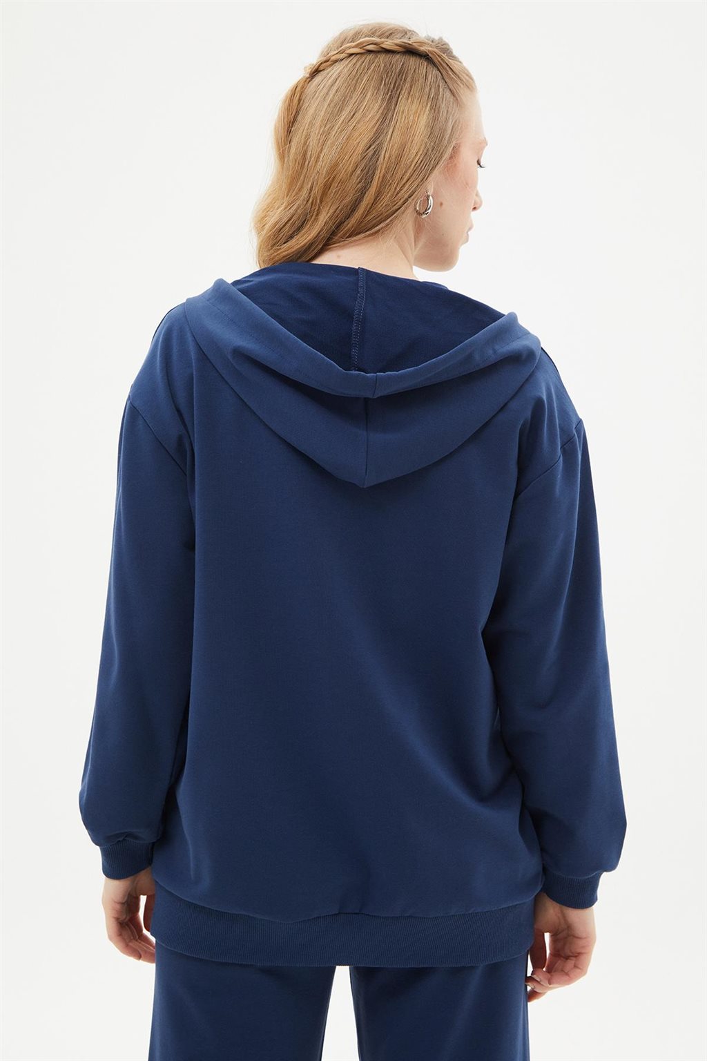 Hooded Sweatshirt Navy Blue