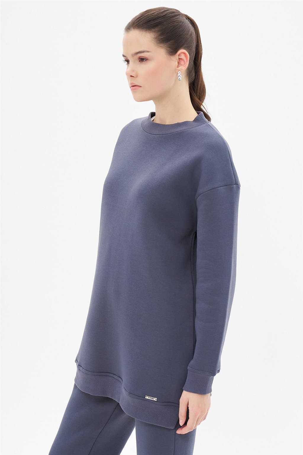 Low Shoulder Sweatshirt Anthracite