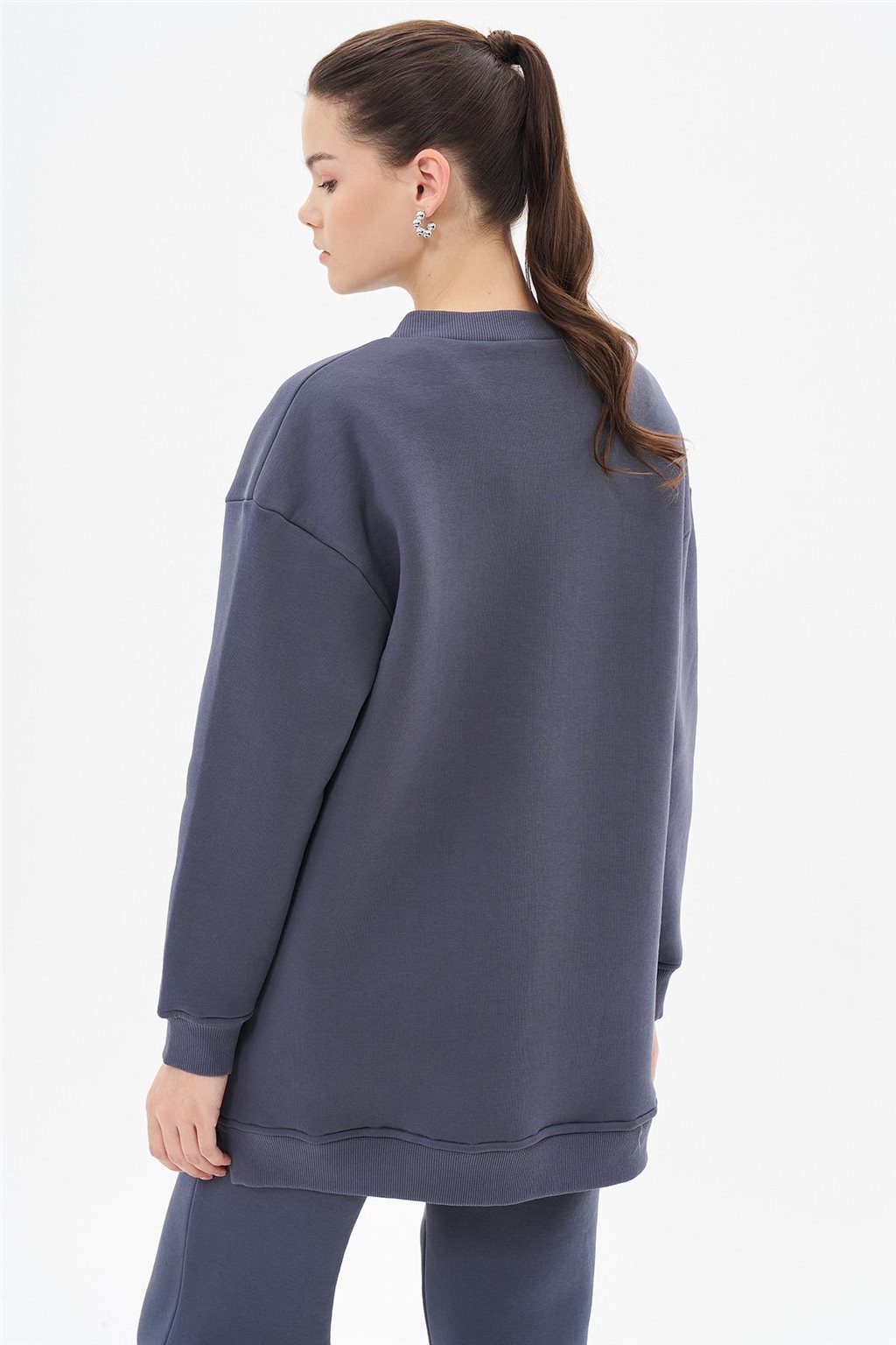 Low Shoulder Sweatshirt Anthracite