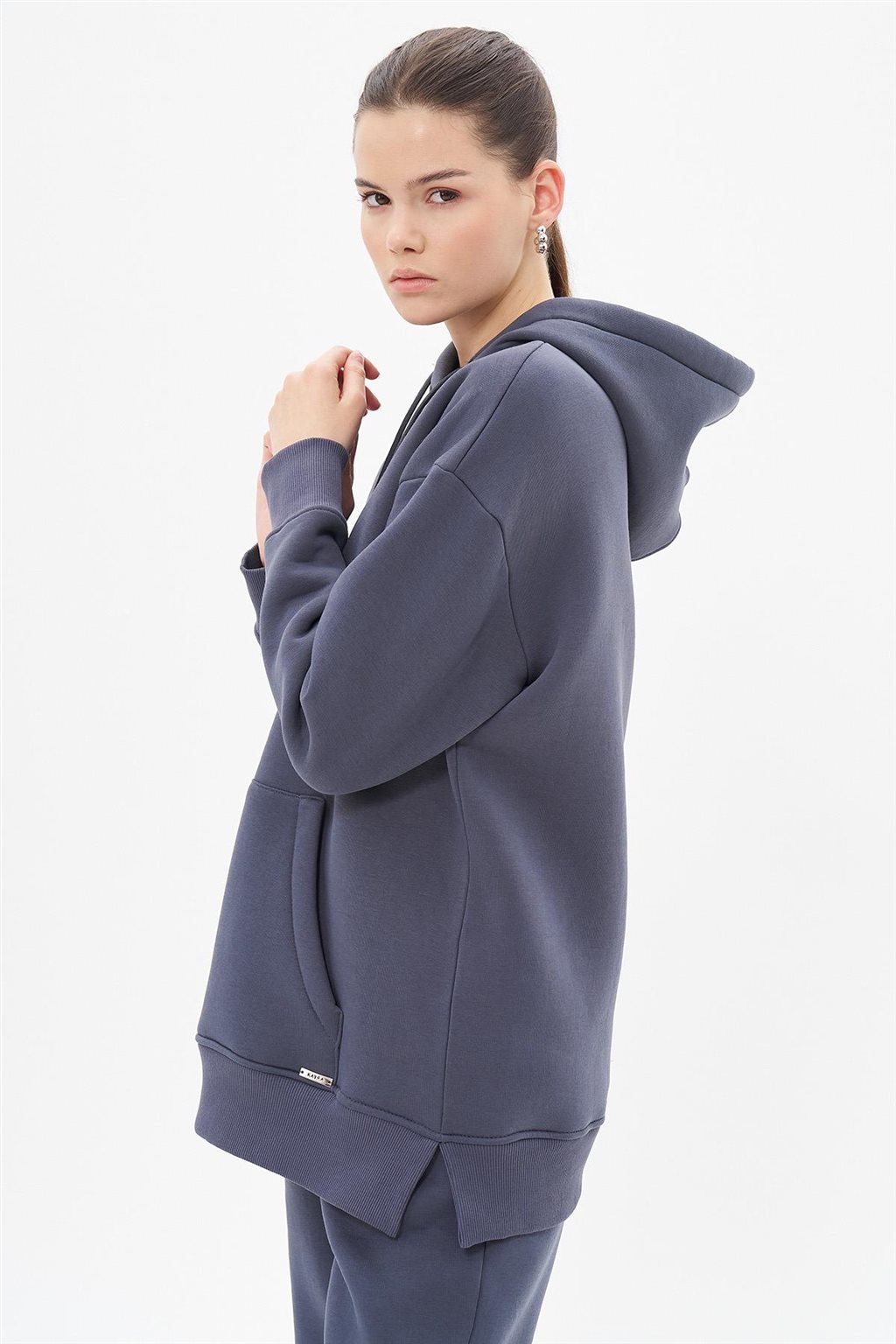 Kangaroo Pocket Sweatshirt Anthracite