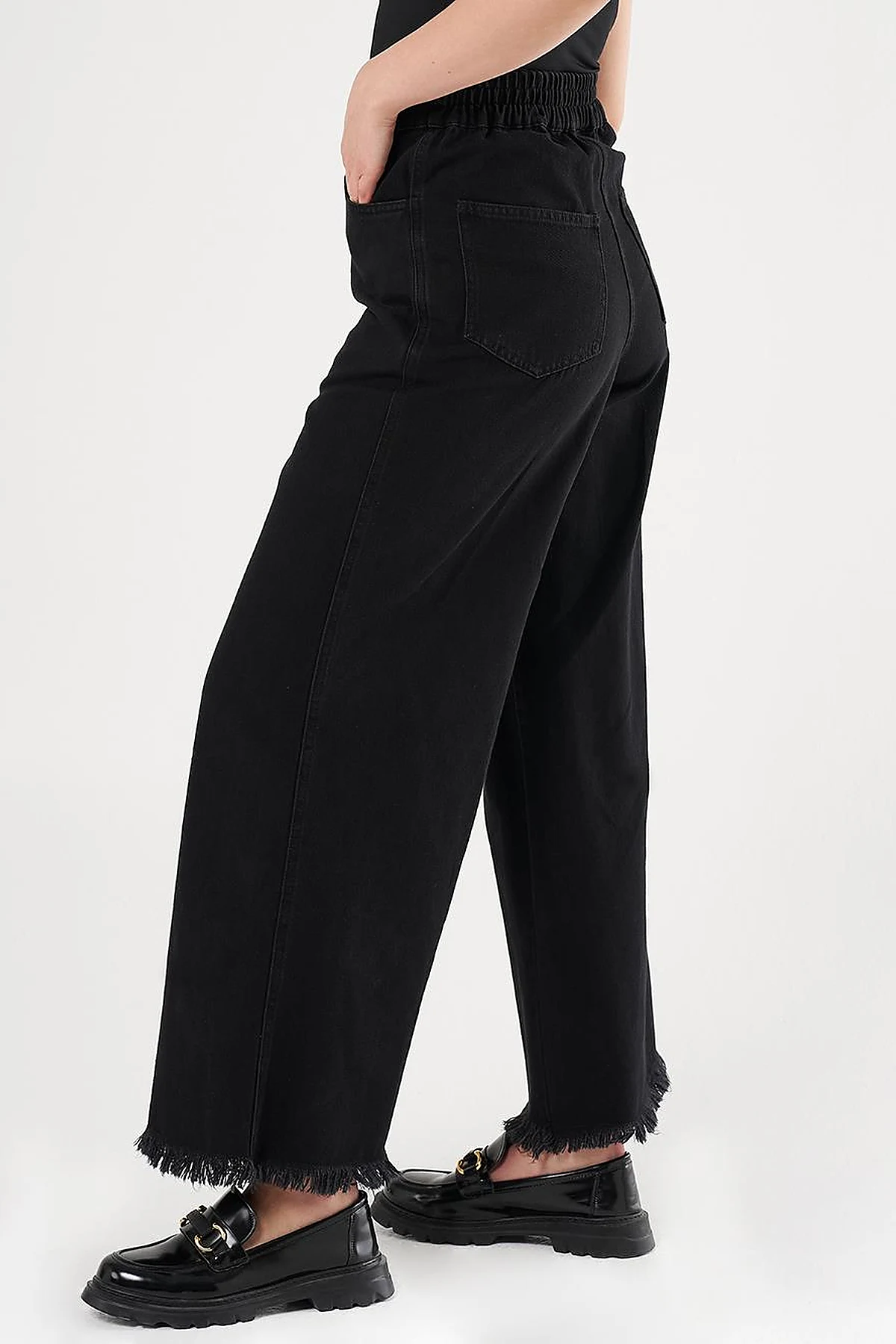 Marine Fit Denim Pants Black