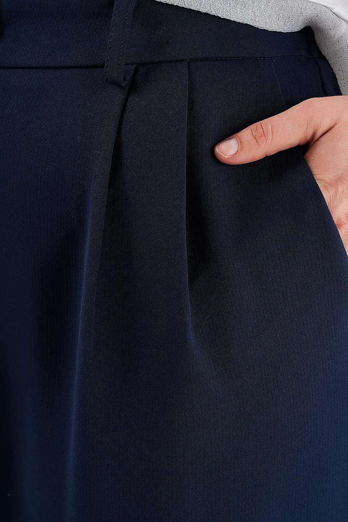 Buttoned Two-Piece Set Dark Navy