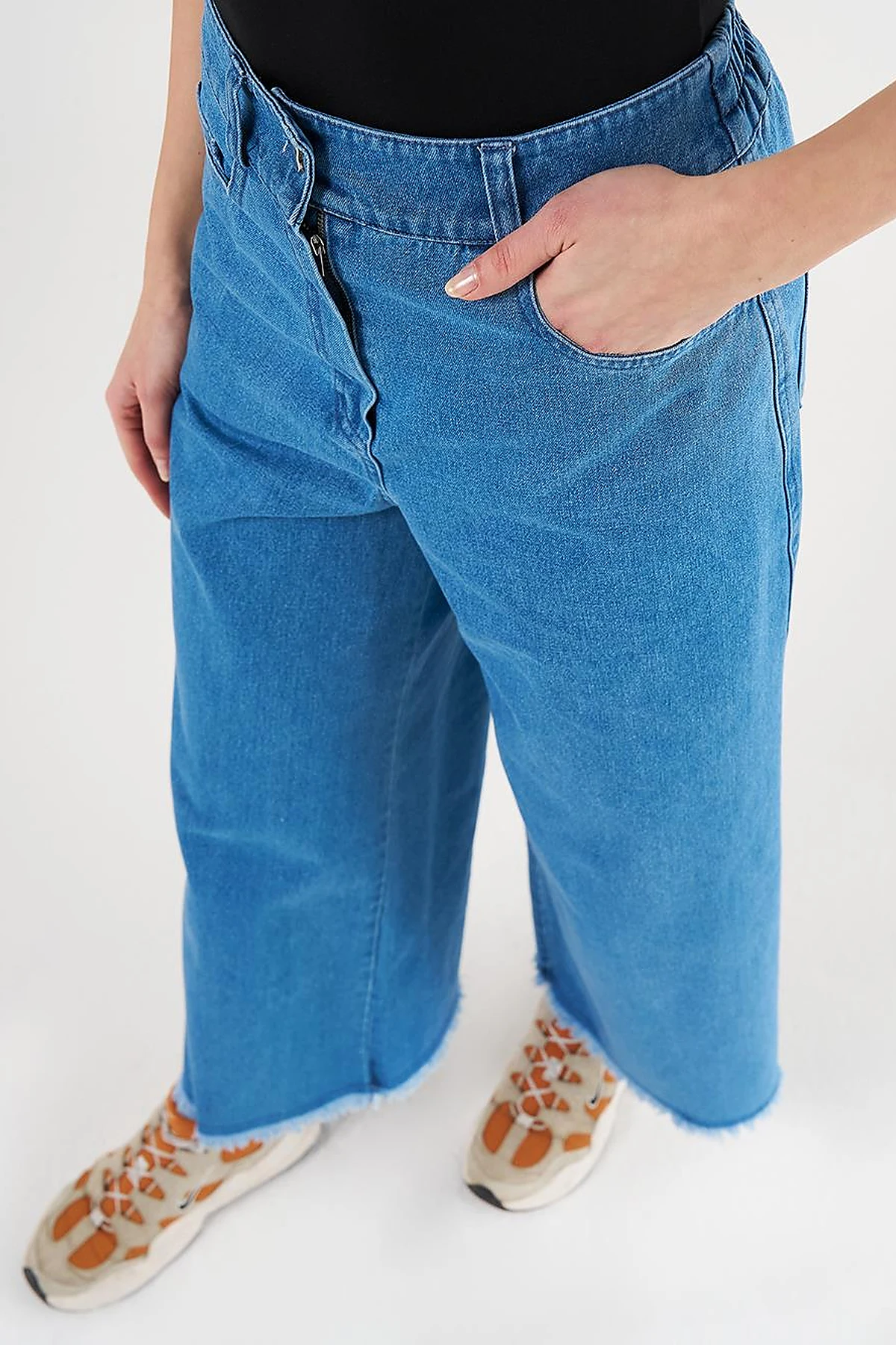 Marine Fit Denim Pants Blue