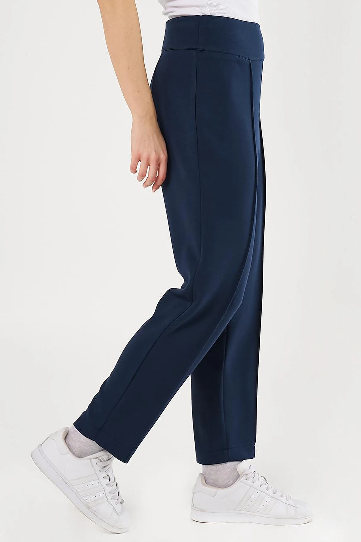 Piped Scuba Pants Dark Navy