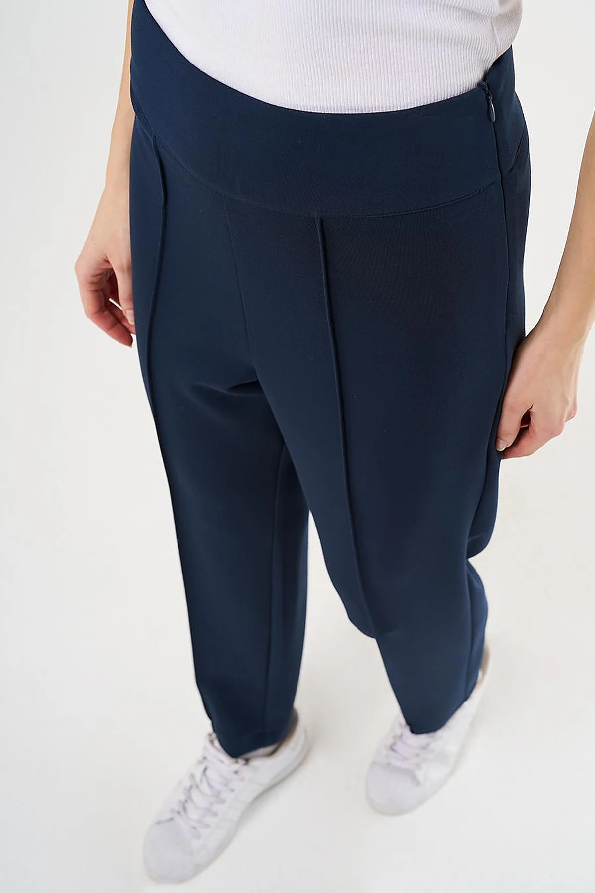 Piped Scuba Pants Dark Navy