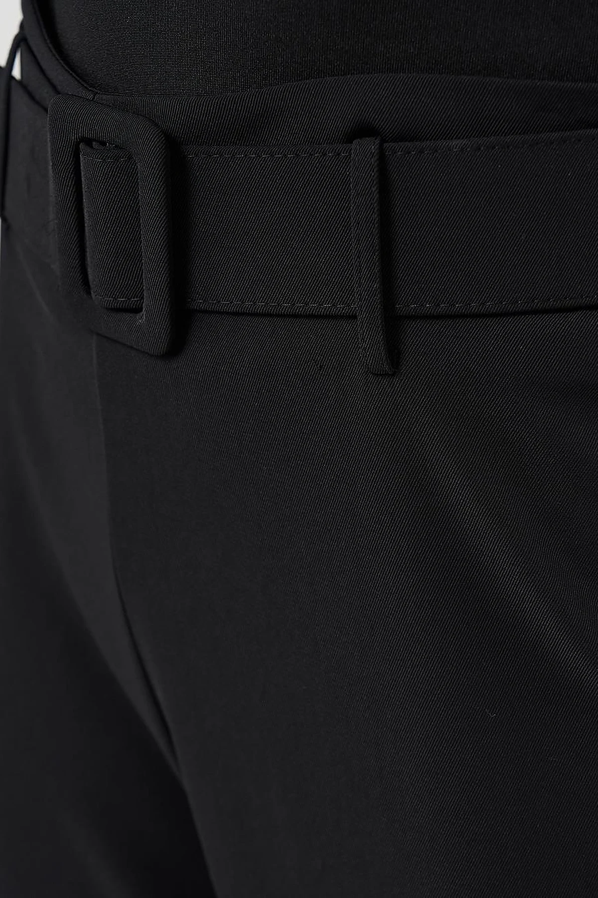 Belted Classic Pants Black