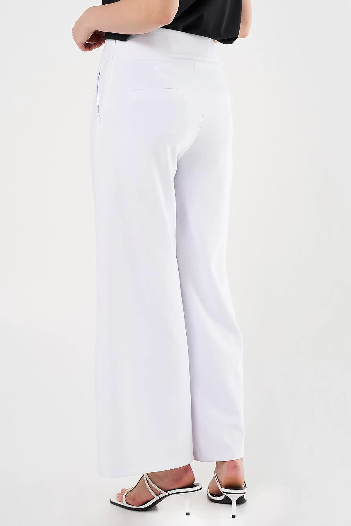 Corset Belted Pants Optic White
