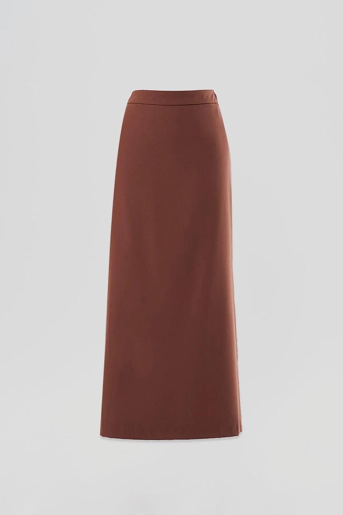 Basic Pencil Skirt Brown