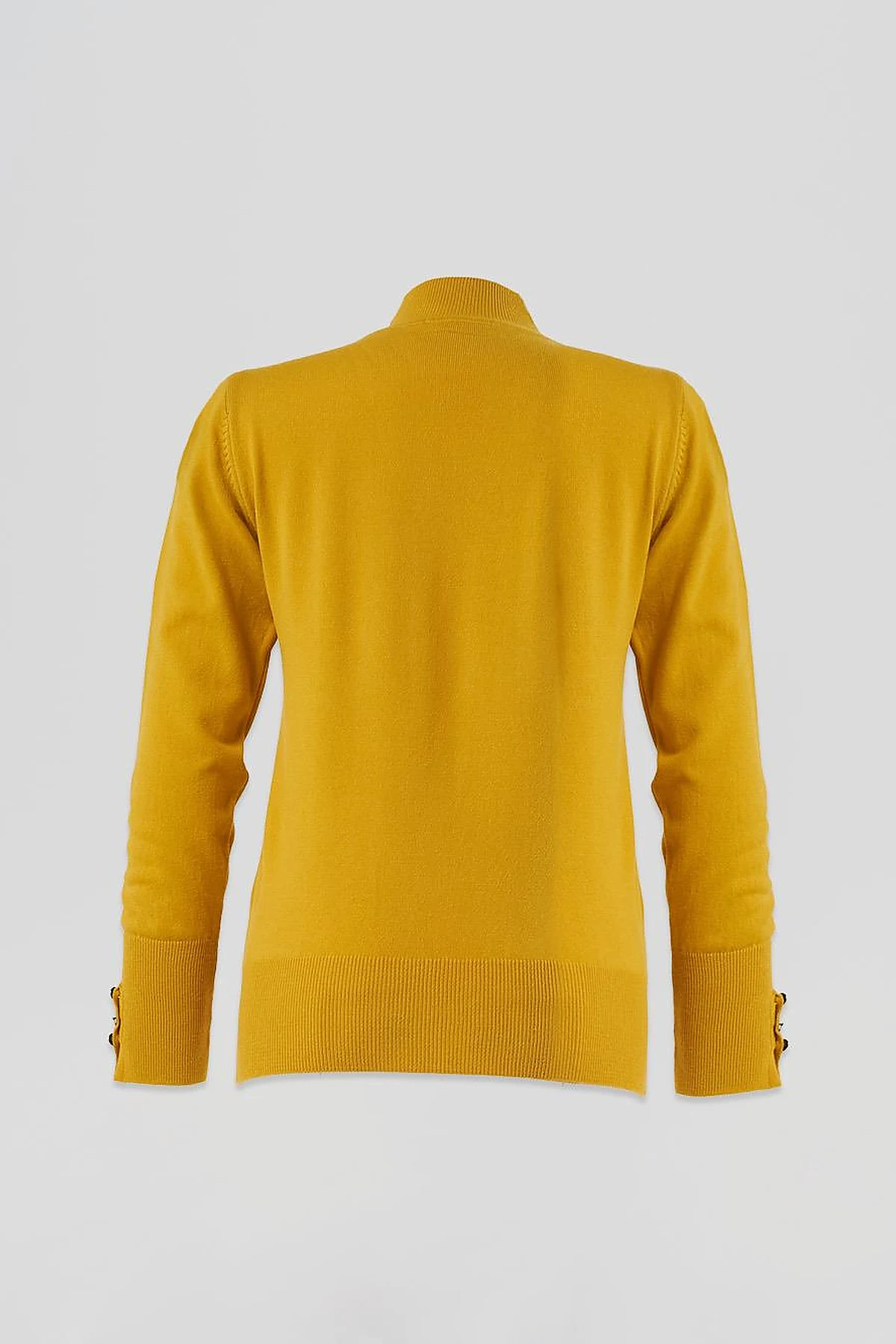 Basic Knit Sweater in Yellow