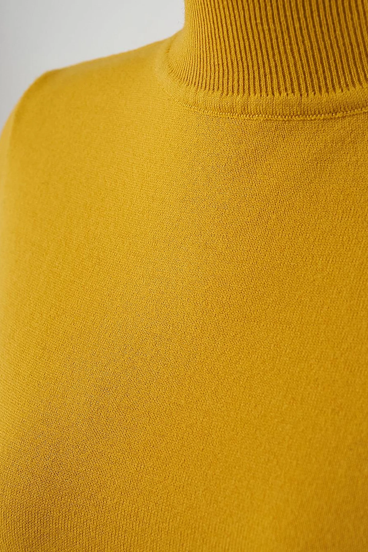 Basic Knit Sweater in Yellow