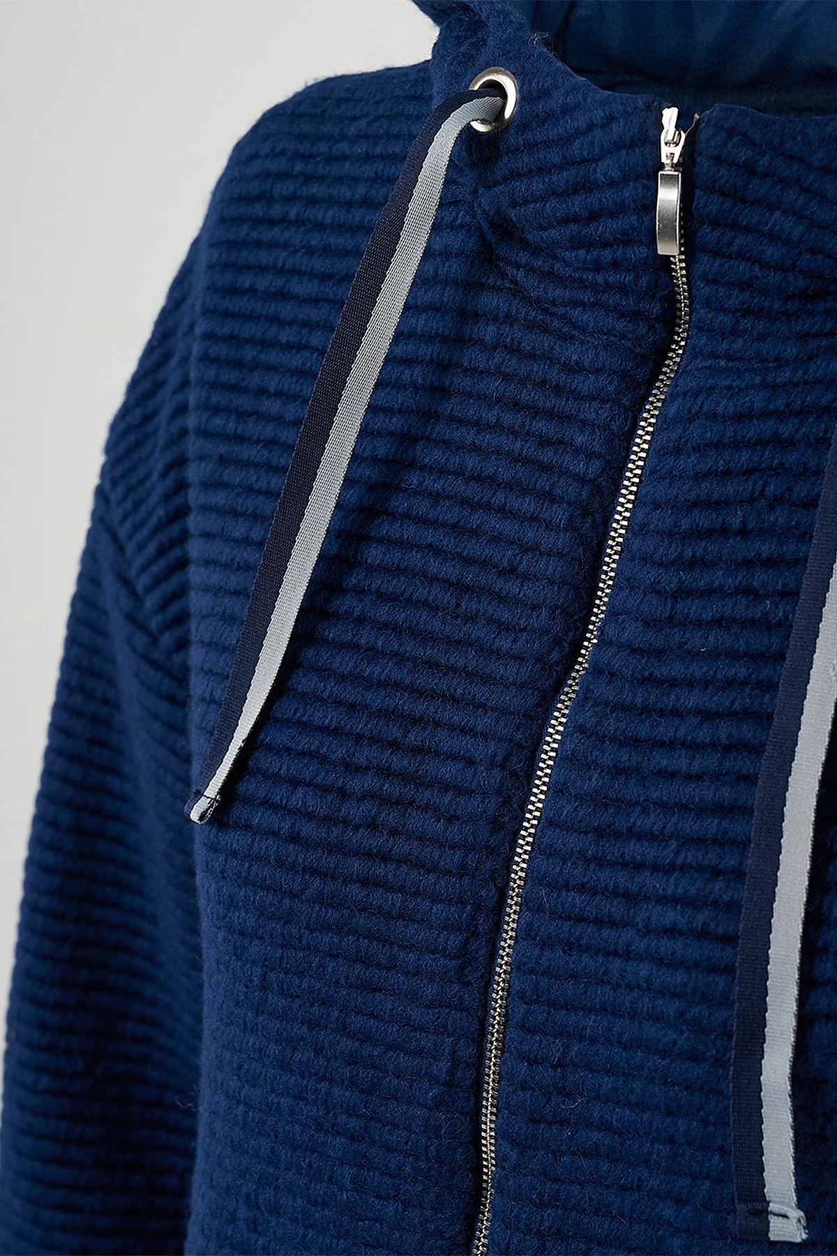 Hooded Jacket Navy