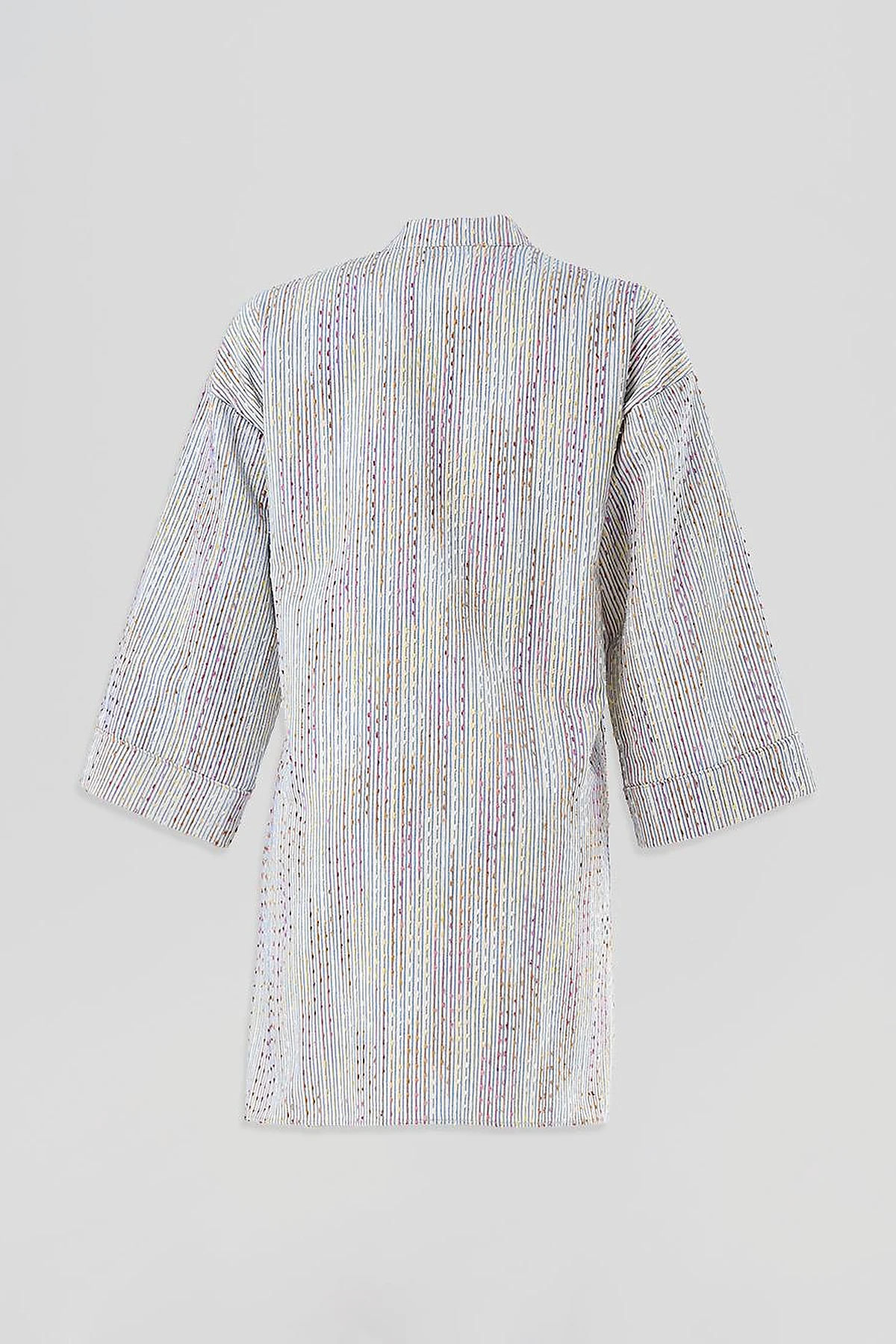 Textured Kimono Blue