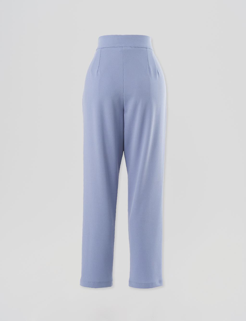 Double Suit with Embroidery Detailed Trousers, Aviator Blue