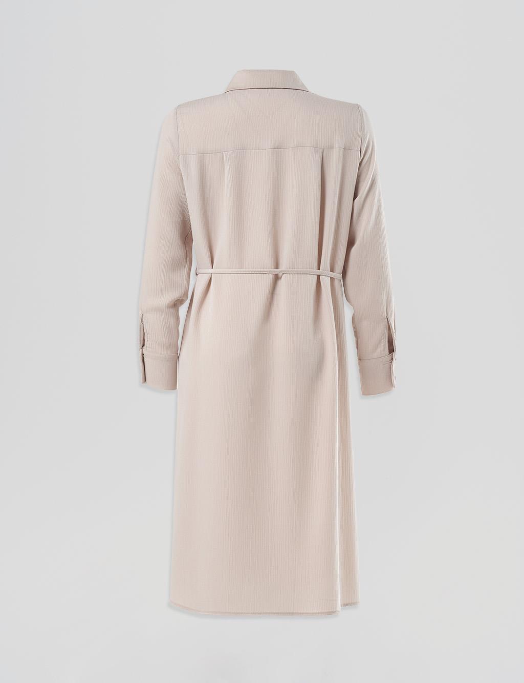 Drawstring Long Tunic Stone