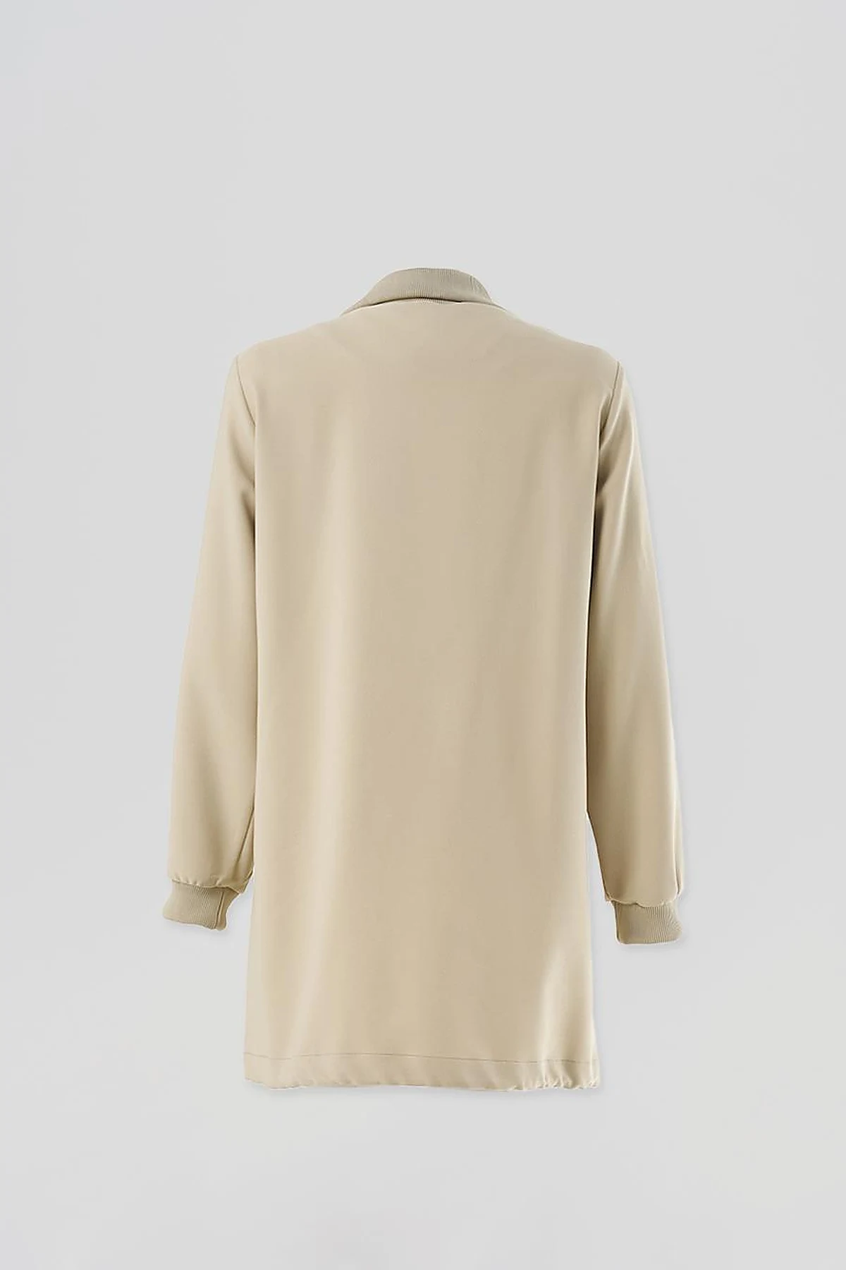 Jacquard-Trimmed Zippered Jacket Moss Green