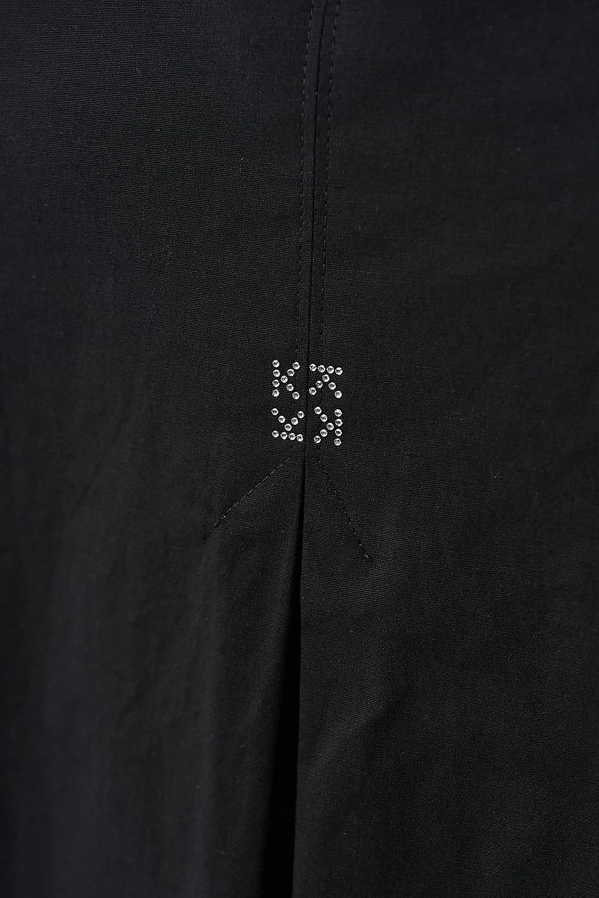 Trok Printed Cotton Tunic Black