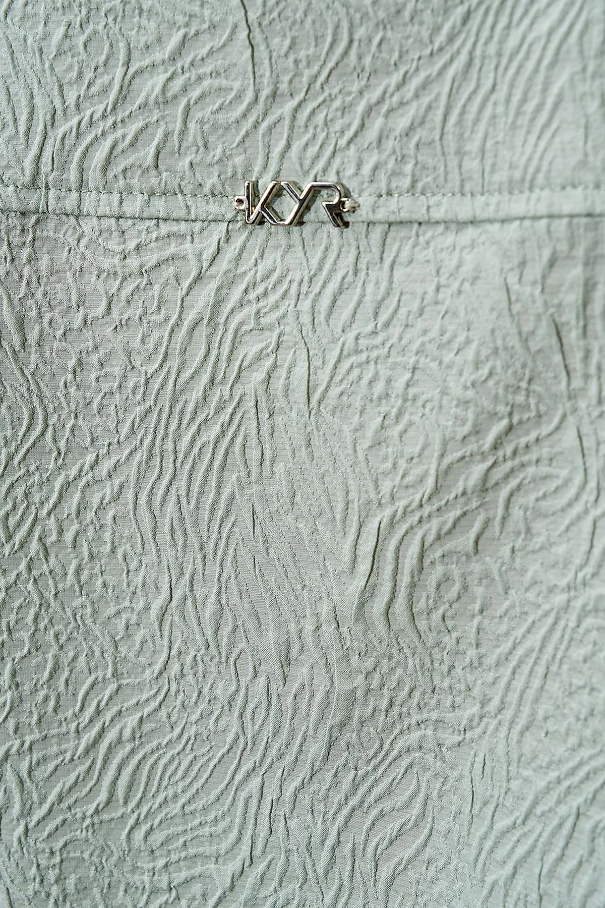 Seersucker Skirt Set Ice Green