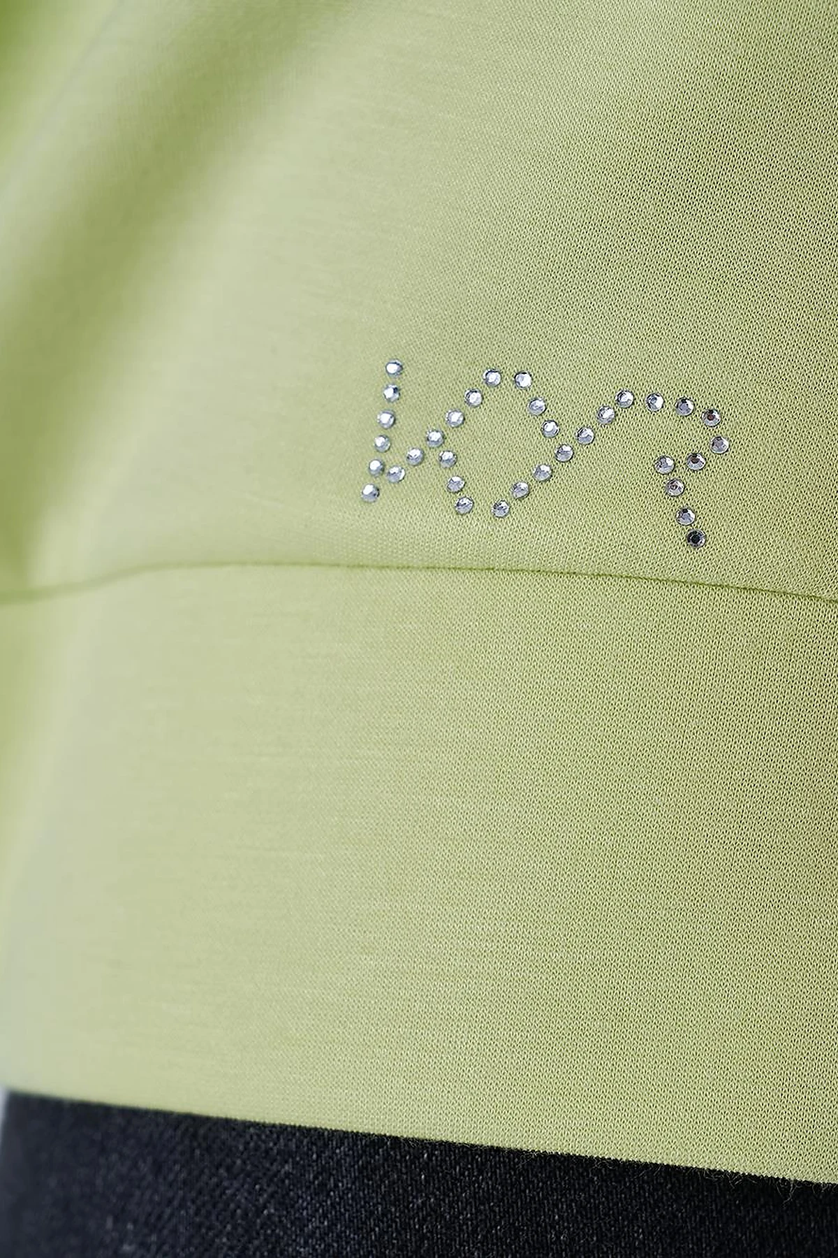 Hotfix Printed Scuba Sweatshirt in Lime