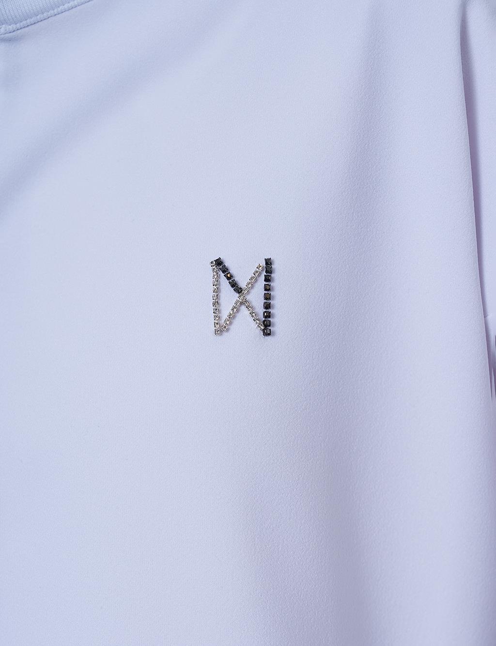 Zipper Closure Two-Piece Set Optic White