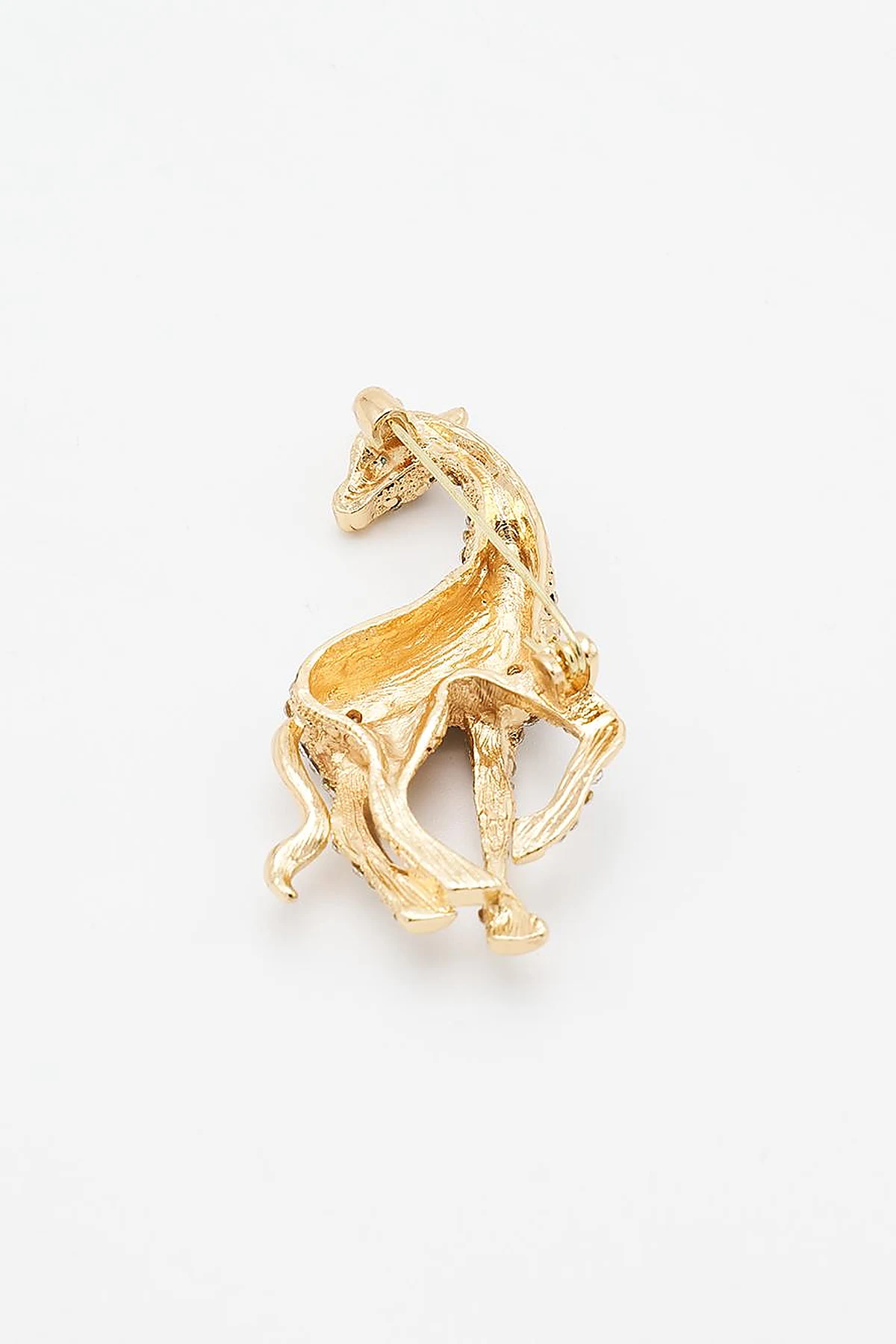 Zürafa Figürlü Broş Gold