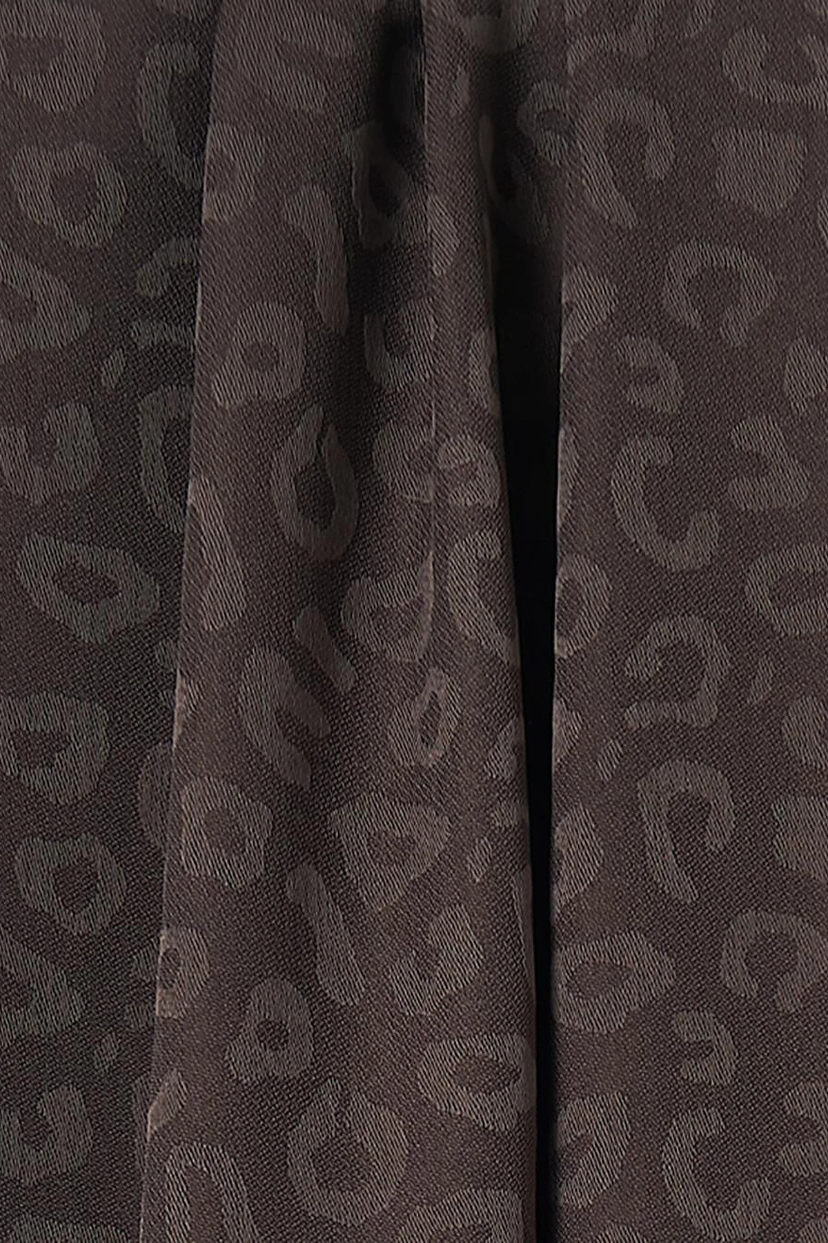 Leopard Print Scarf Brown