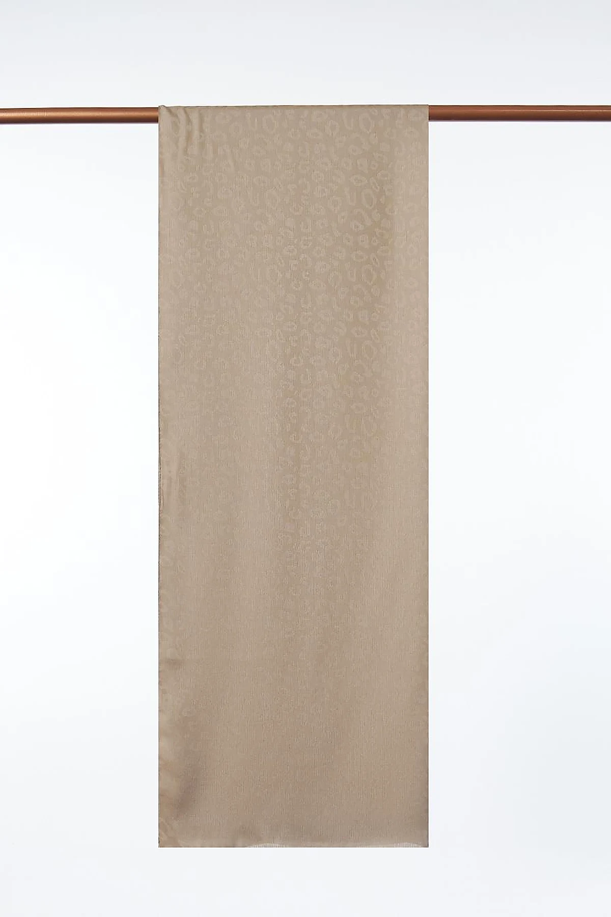 Leopard Print Scarf Stone