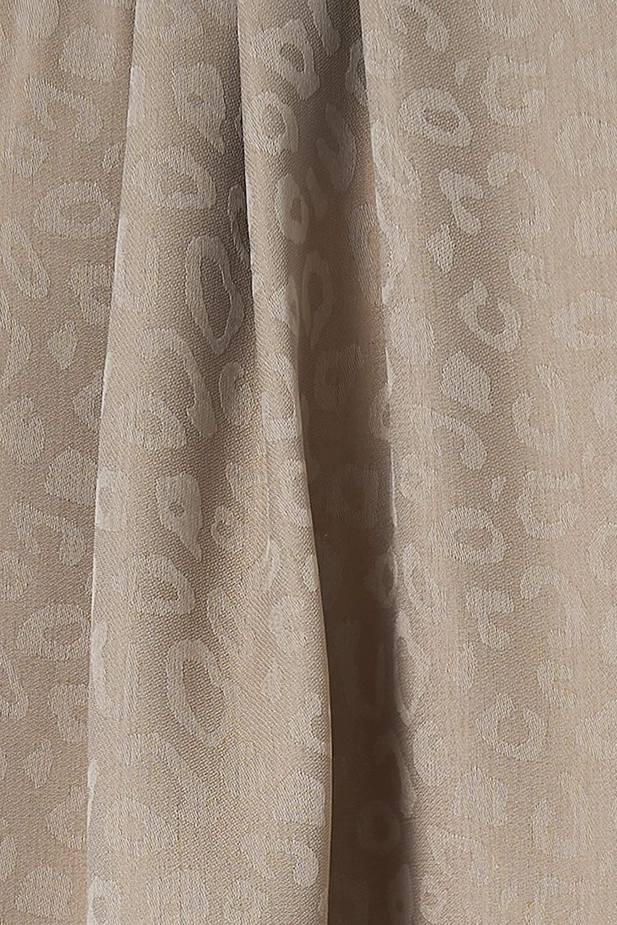 Leopard Print Scarf Stone
