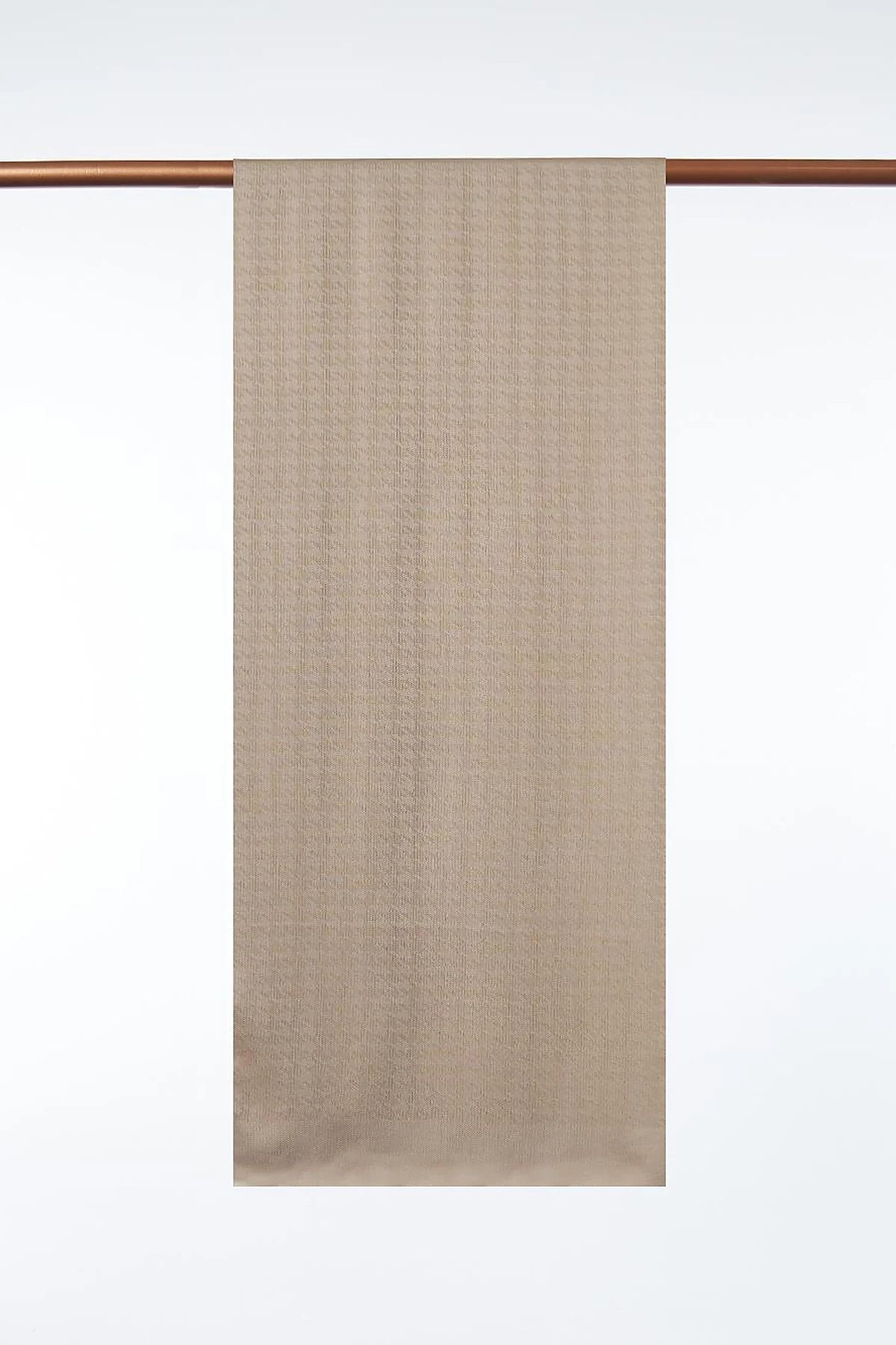 Mini Houndstooth Pattern Scarf Beige