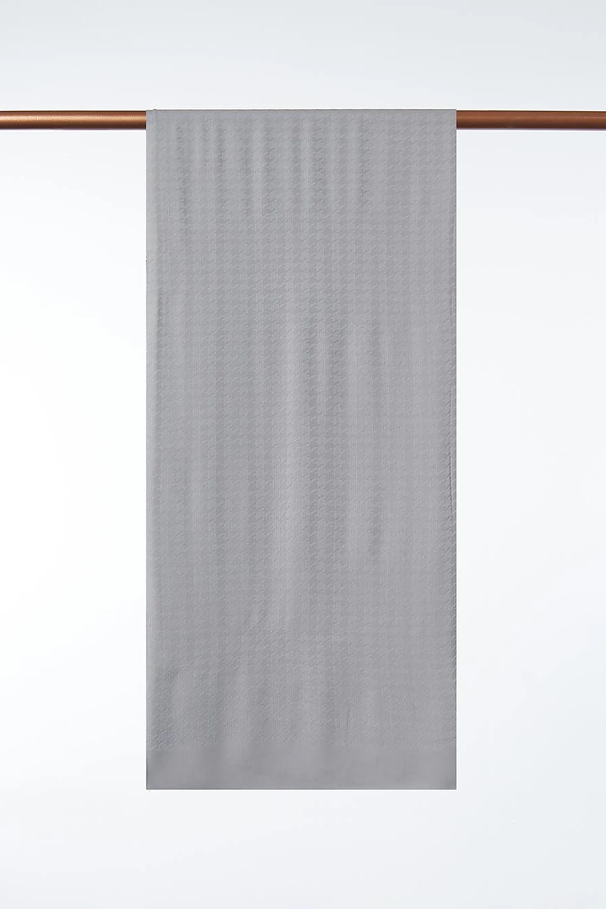 Mini Houndstooth Pattern Scarf Gray
