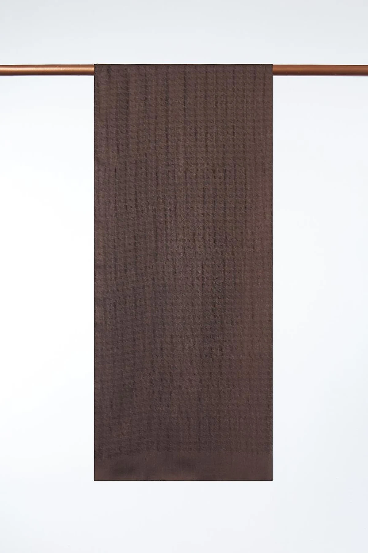 Mini Houndstooth Pattern Scarf Brown
