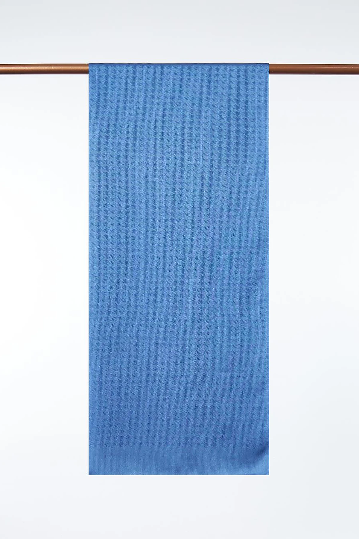 Mini Houndstooth Pattern Scarf Blue