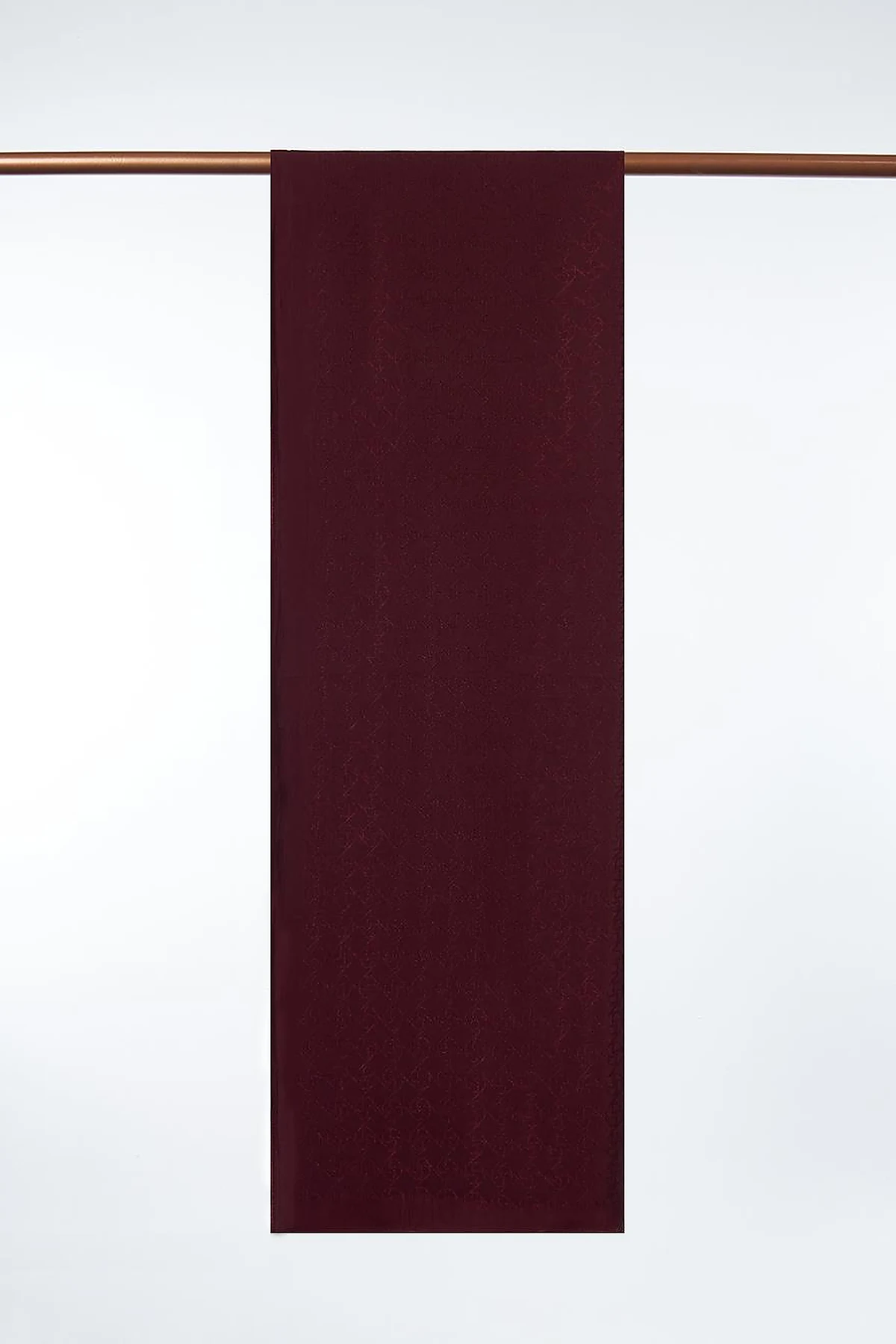 Cotton Blend Natural Shawl Burgundy