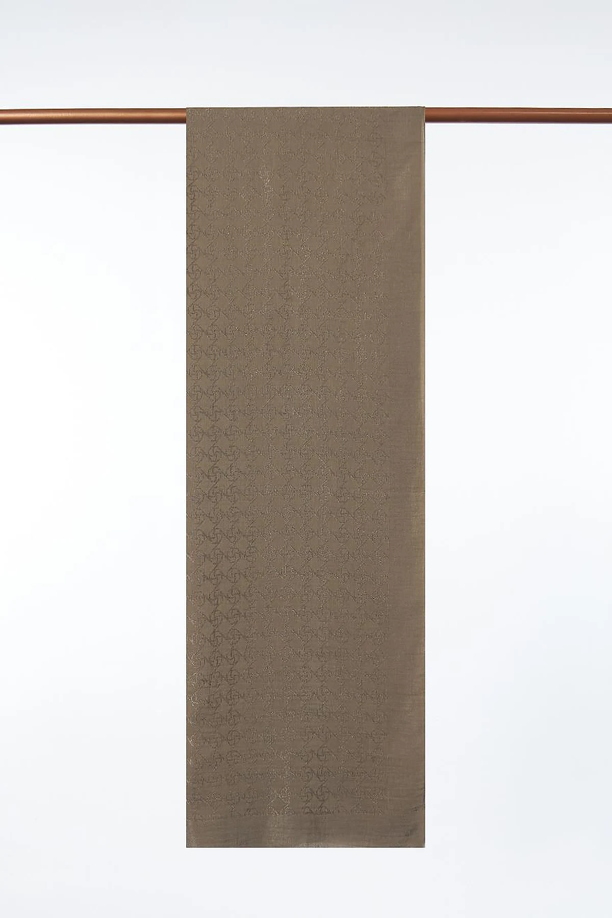 Cotton Blend Natural Shawl Khaki