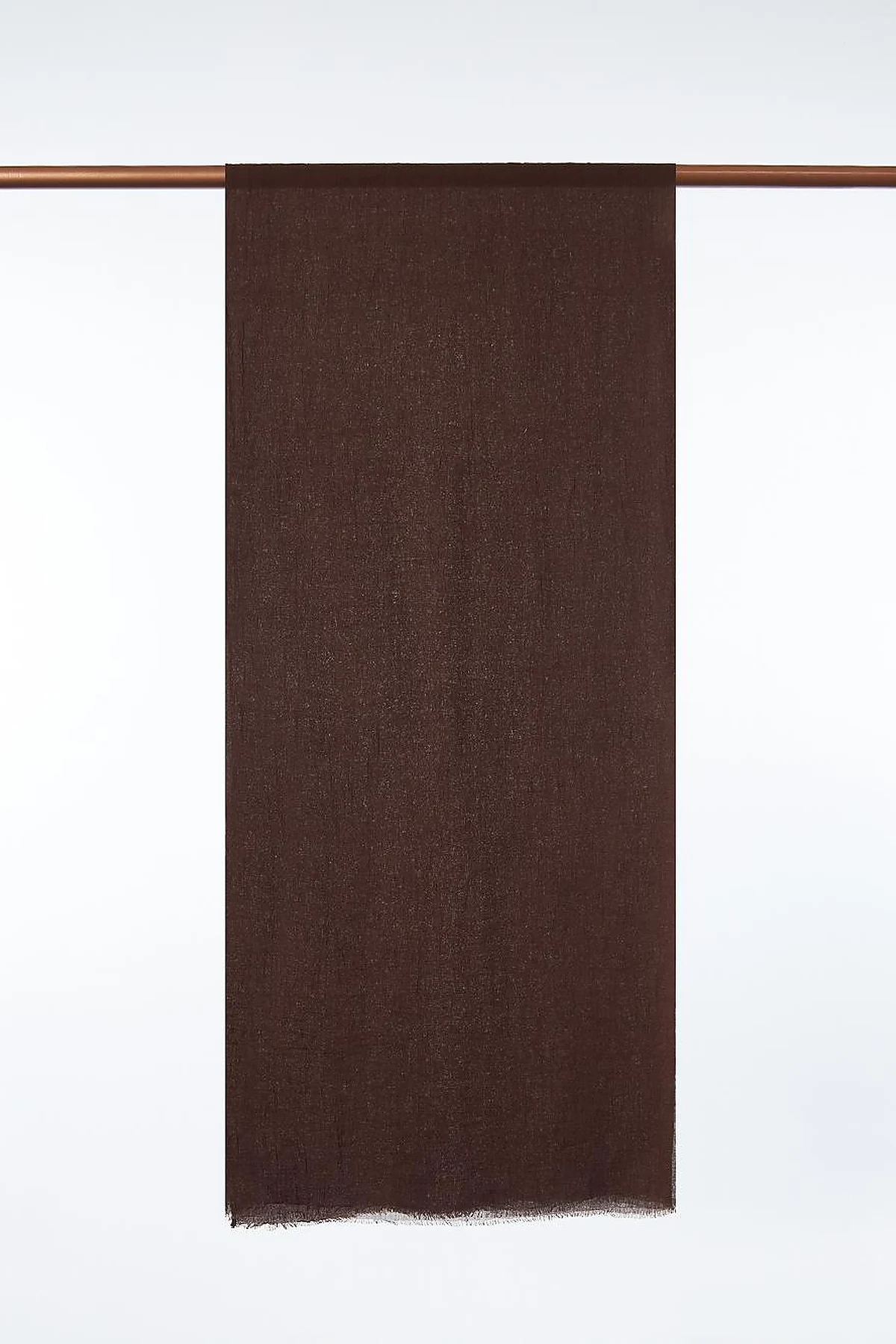 Crinkle Scarf Dark Brown