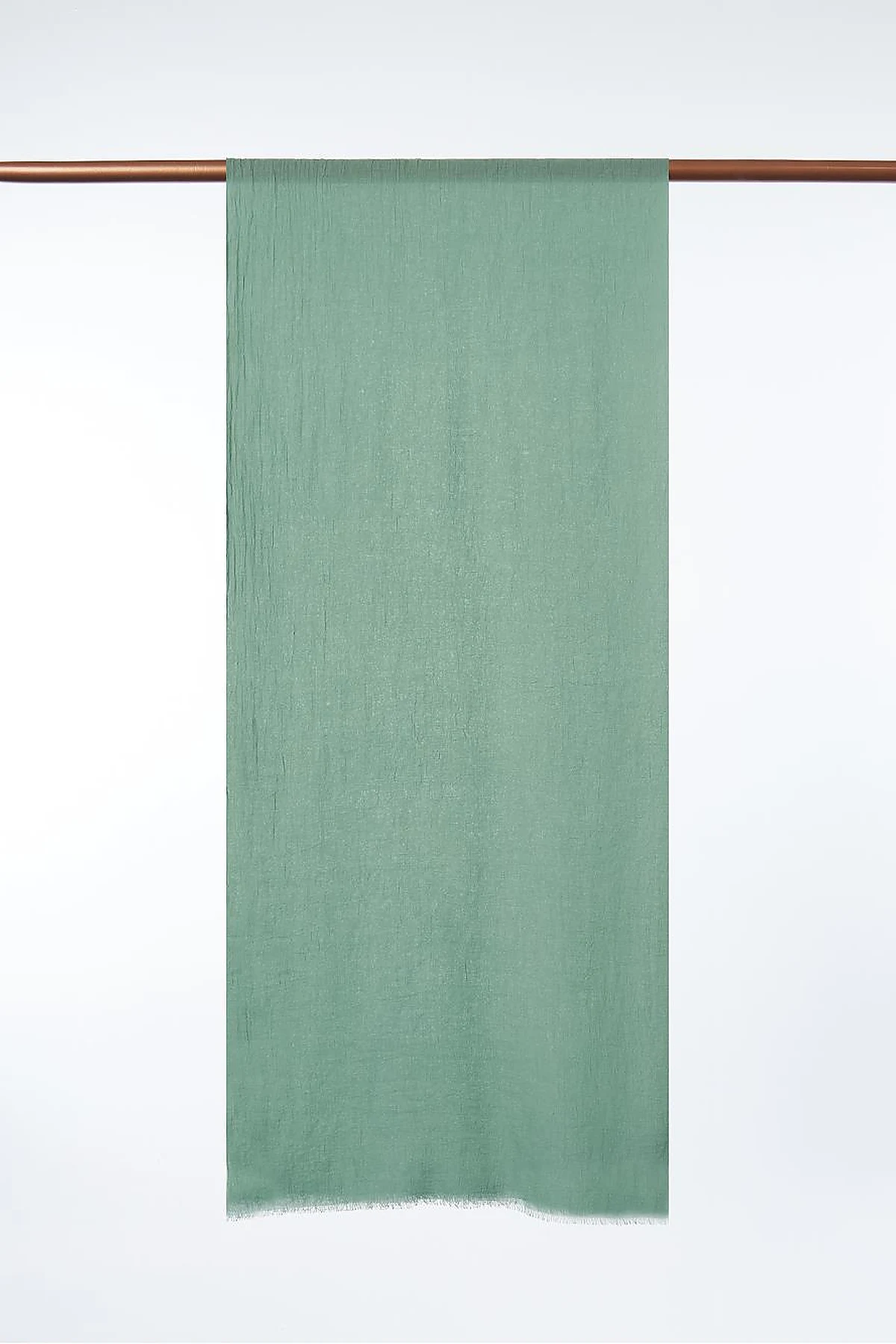 Crinkle Scarf Aqua Green