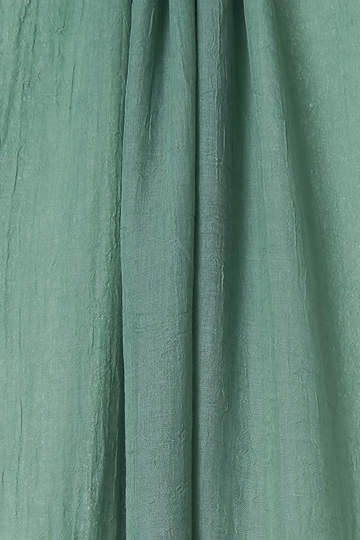 Crinkle Scarf Aqua Green