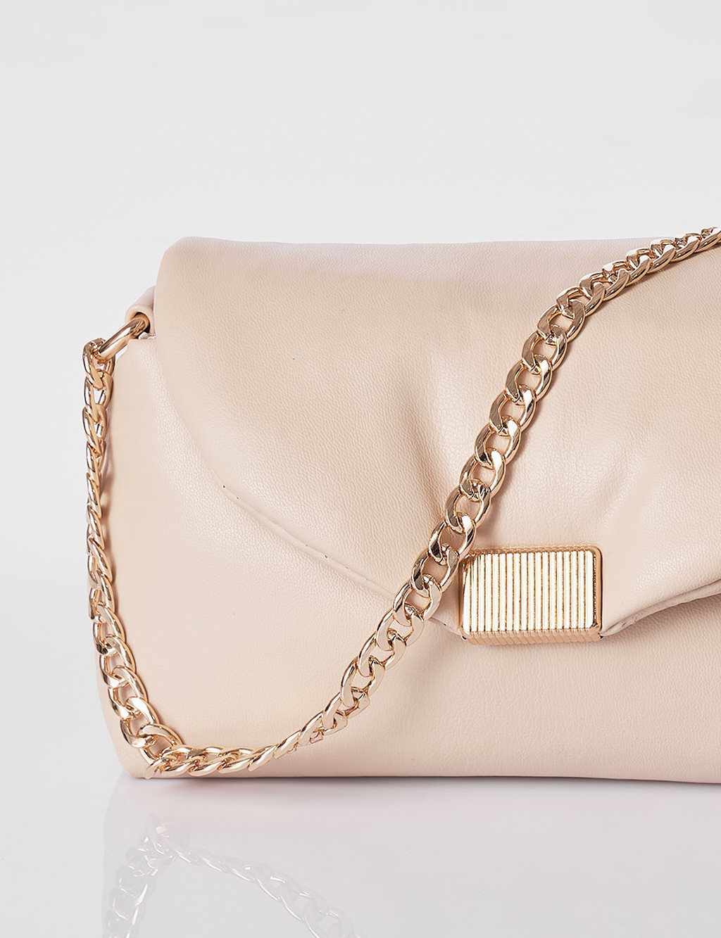 Buckle Shoulder Bag Stone