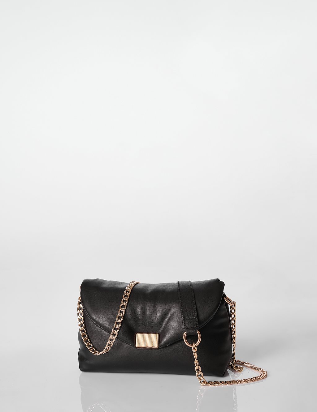 Buckle Shoulder Bag Black