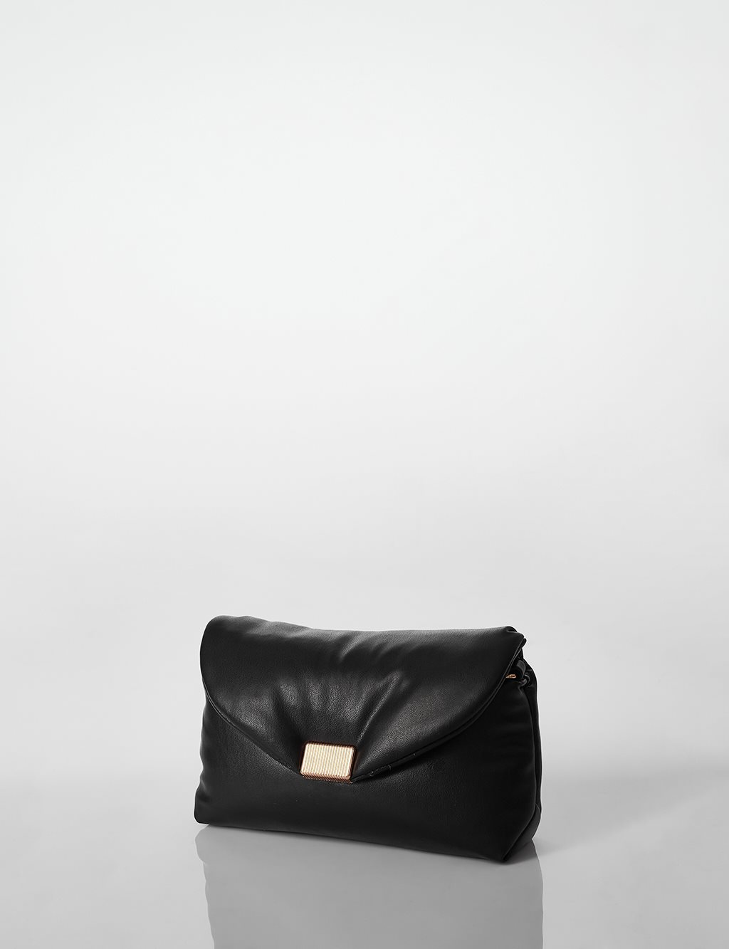 Buckle Shoulder Bag Black