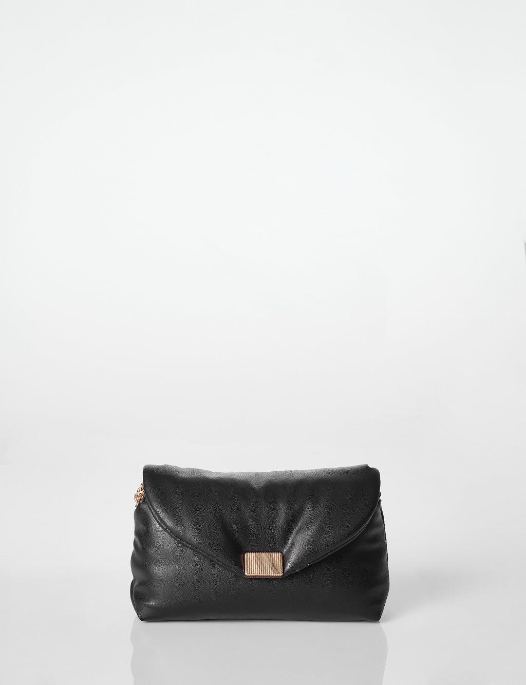 Buckle Shoulder Bag Black