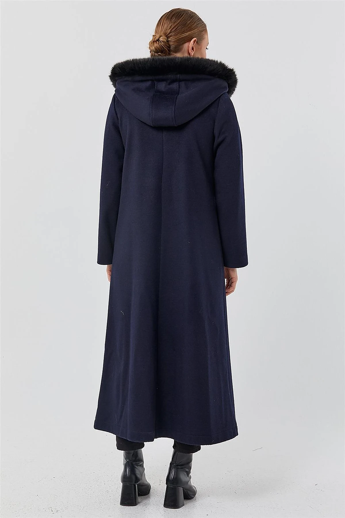 Reversible Hooded Coat Navy