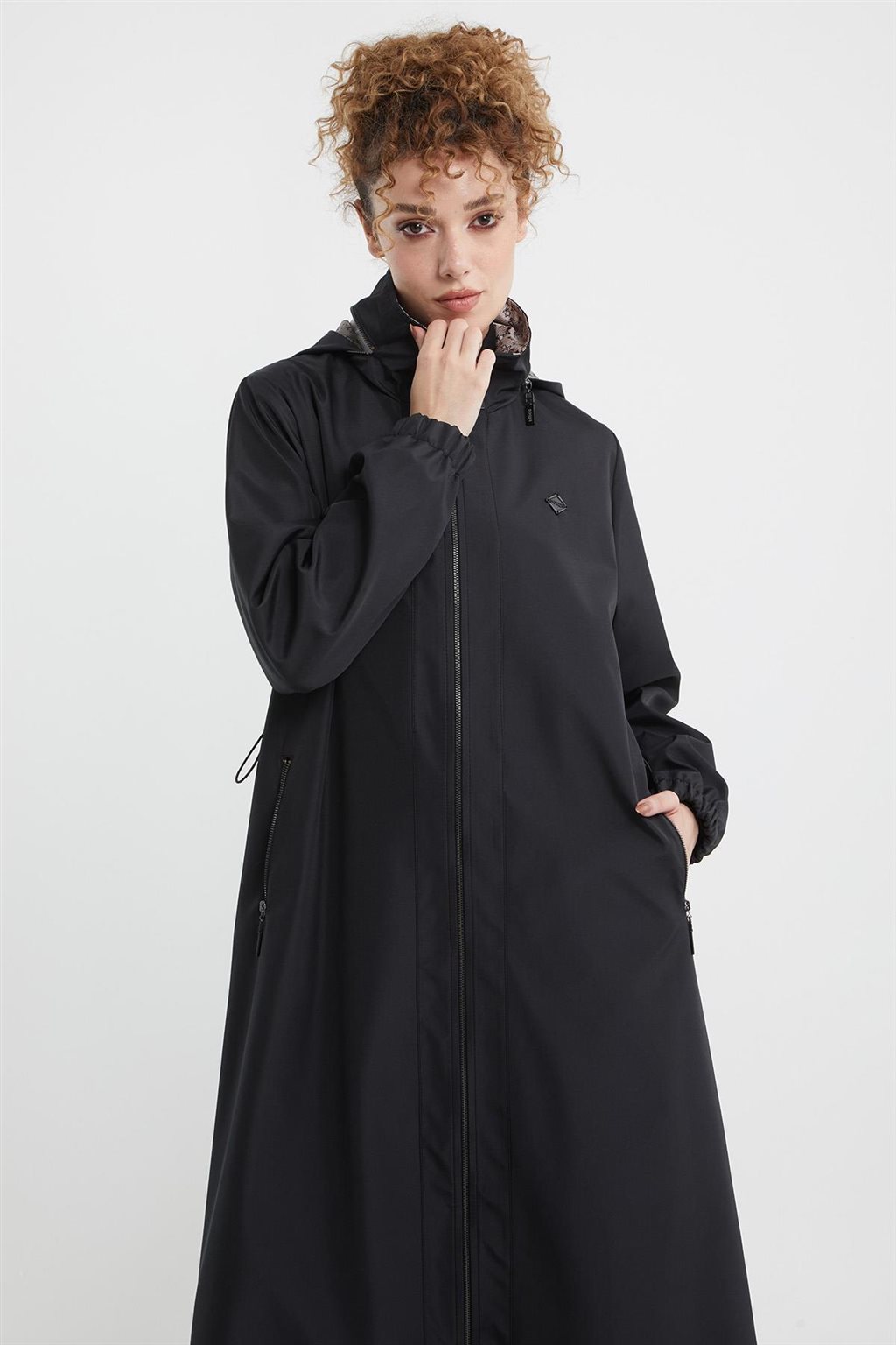 Kapüşonlu Parka Siyah