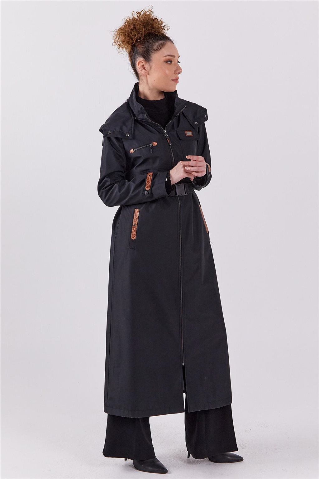 Belted Coat Black