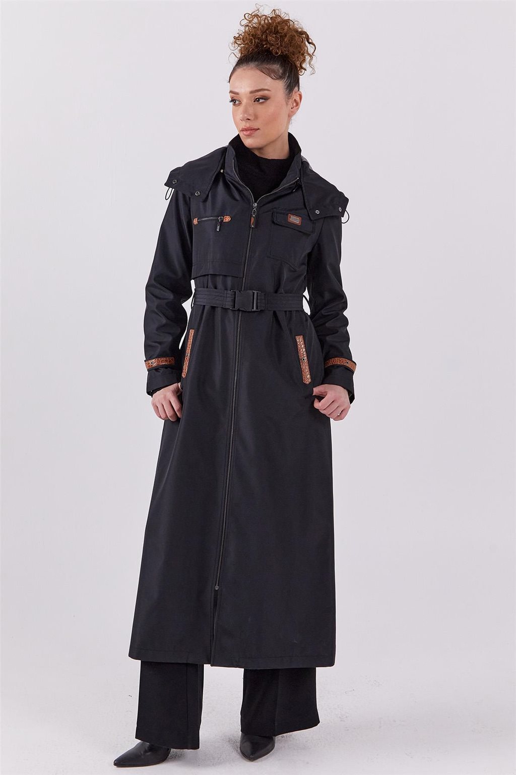 Belted Coat Black