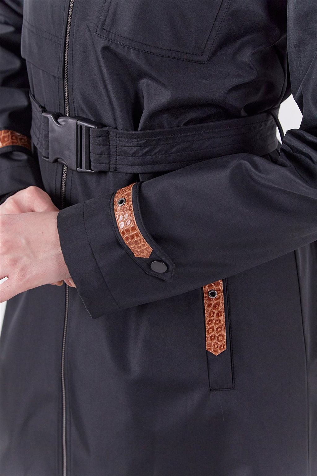 Belted Coat Black