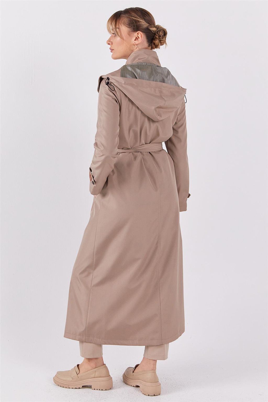 Belted Coat Stone