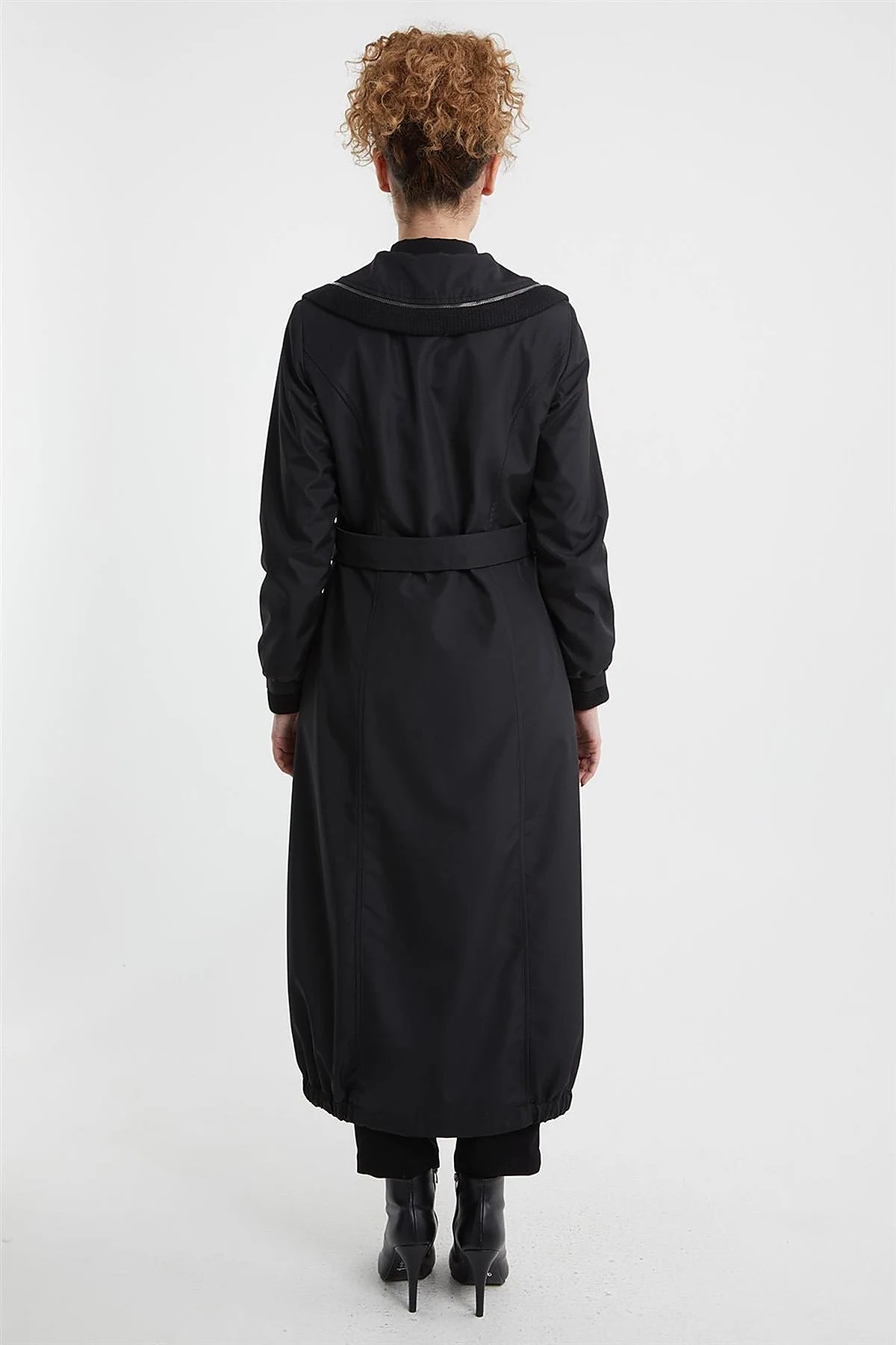 Zippered Coat Black