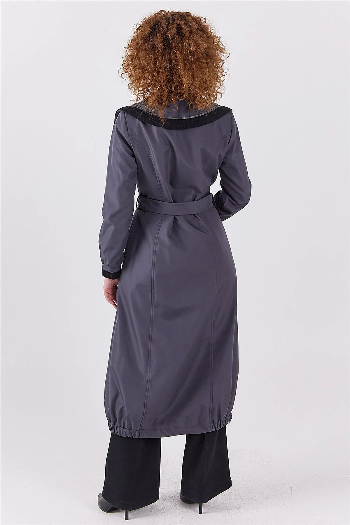 Zippered Coat Anthracite